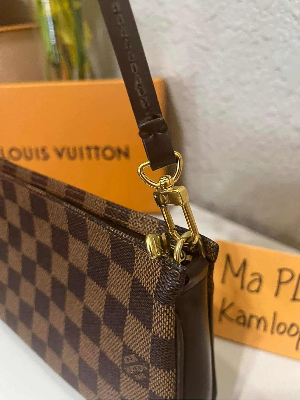 Louis Vuitton Damier Ebene Shoulder Pochette - Picture 12 of 13